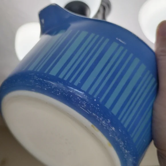 Pyrex Blue Barcode Stripe - Picture 6 of 7